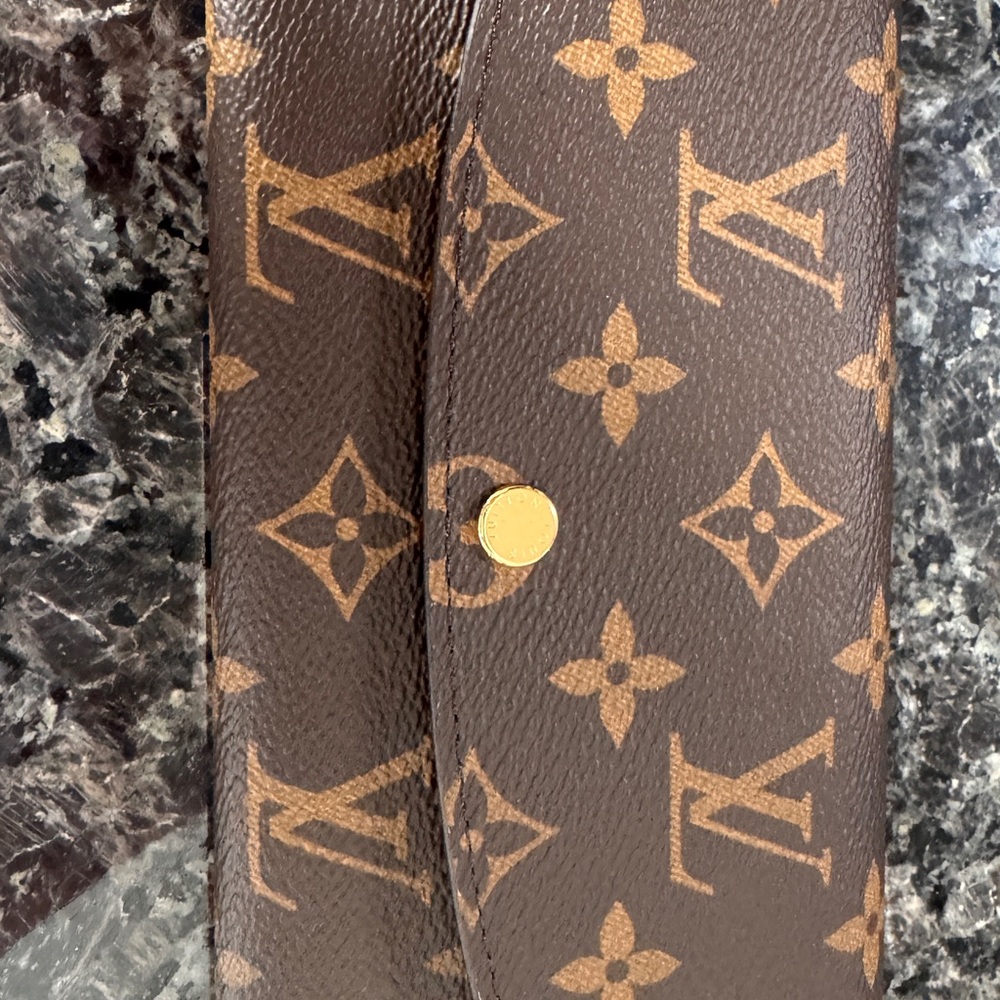 Louis Vuitton Dark Brown Monogram Clutch